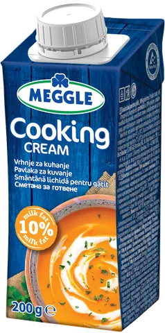 MEGGLE сметана за готвене 10% масленост, 200 г