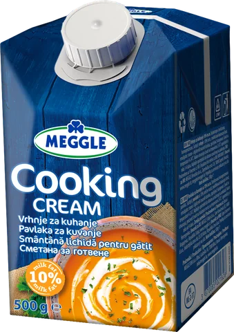 MEGGLE сметана за готвене 10% масленост, 500 г