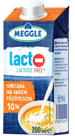 MEGGLE сметана за готвене Без лактоза 10% масленост, 200 г